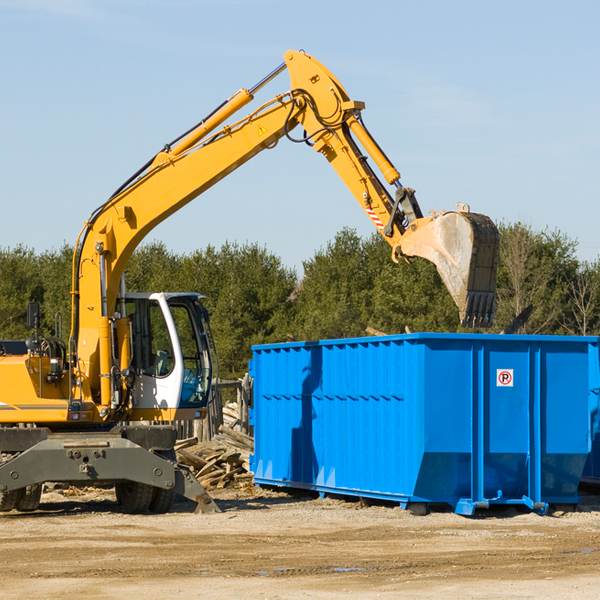 what happens if the residential dumpster is damaged or stolen during rental in Pinewood